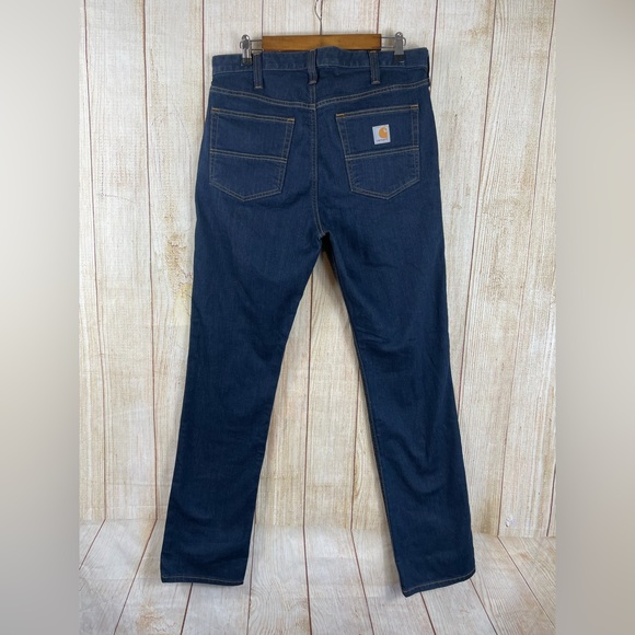 Carhartt Mens Full Swing Straight Tapered Jean 34X34 - Picture 3 of 11